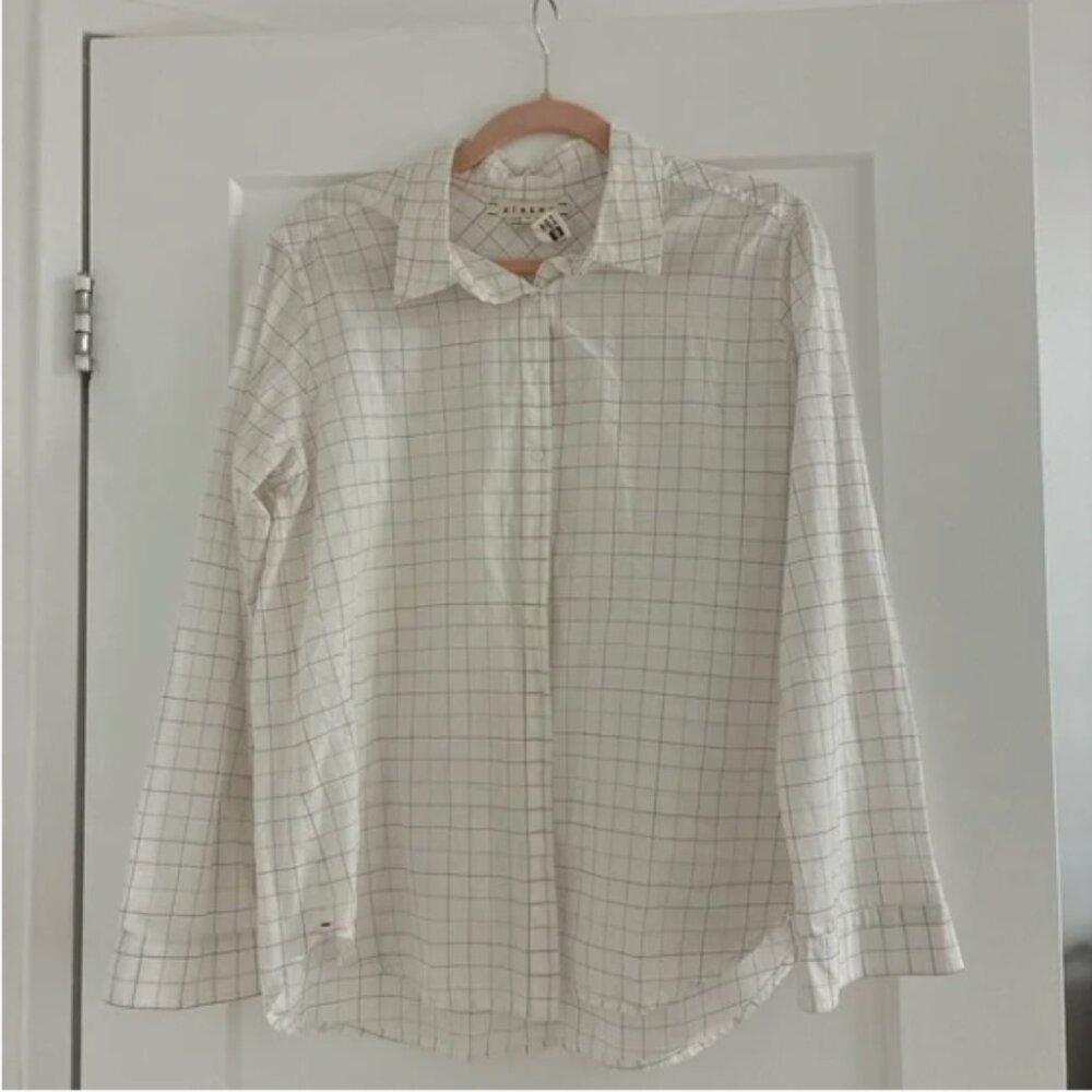 XIRENA CHECKERED BUTTON DOWN SHIRT - image 2